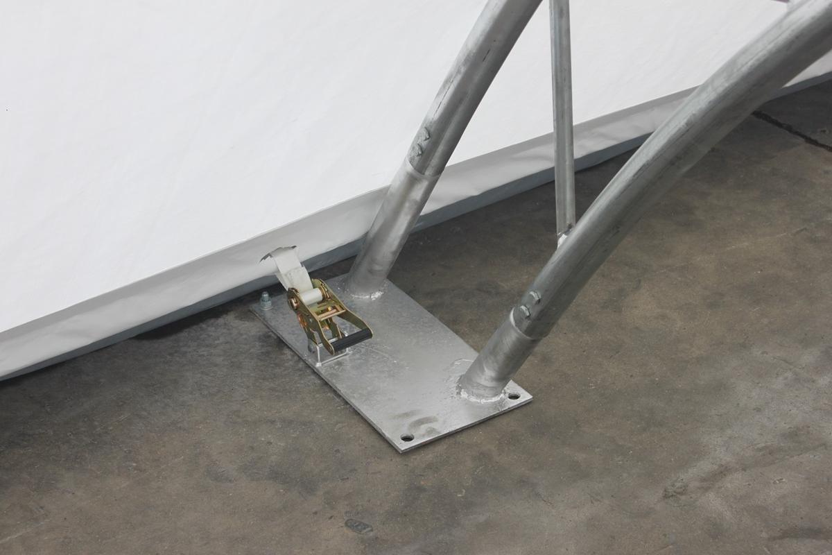 Value Industrial Double Trussed Container Shelter - 20' wide x 40' length x 6.5' height