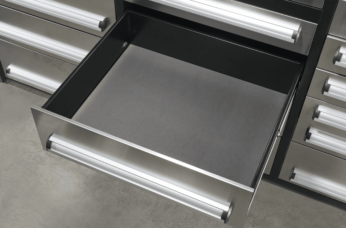 Value Industrial 10FT-35D-3 Stainless Workbench Cabinet