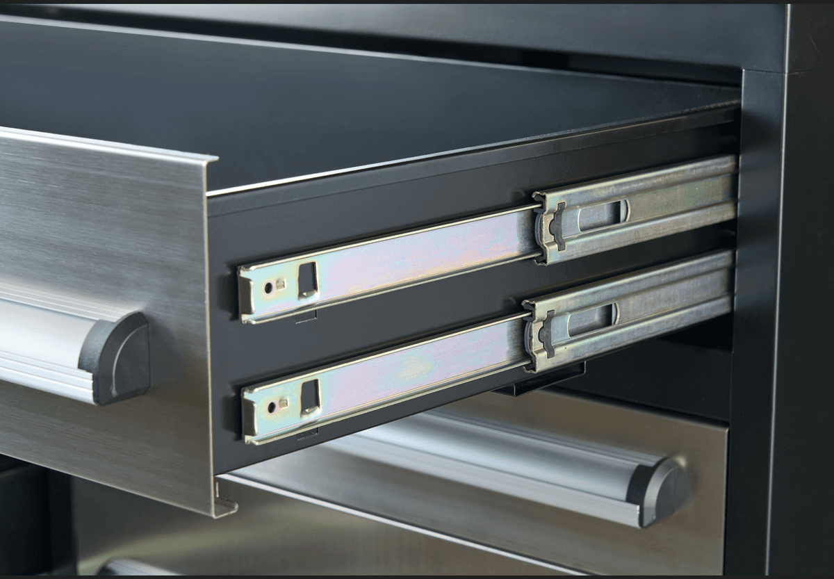 Value Industrial 10FT-25D-3 Stainless Workbench Cabinet
