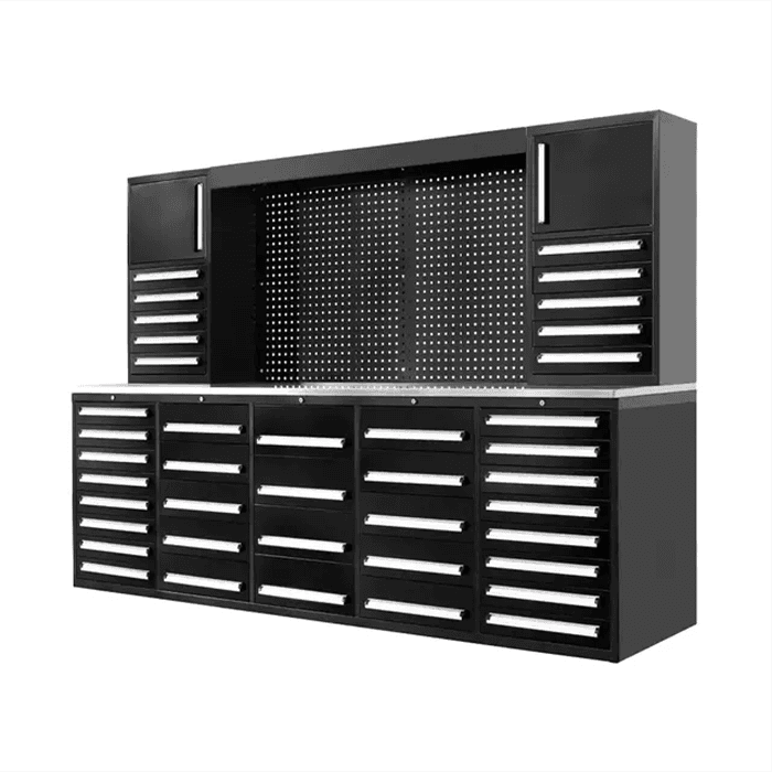 Value Industrial 10FT 40D-2 Workbench Cabinet - 10 foot wide - 40 drawers