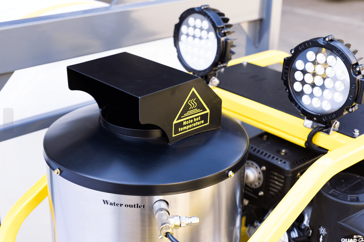 Value Industrial 4000 PSI Hot Water Pressure Washer, 14 HP Kohler, 245 Gal